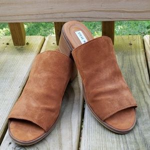 Steve Madden leather upper heels